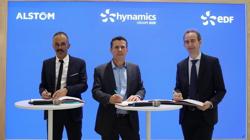 Alstom et Hynamics (EDF) signent une convention de partenariat afin d'optimiser le ravitaillement des trains à hydrogène